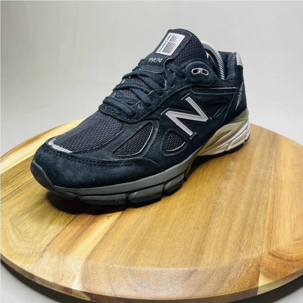 NEW BALANCE 990v4 Black Sz 08B-US Narrow Men Running Athletic Sneakers